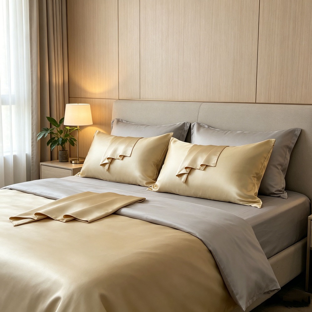 Silk Pillowcase - 22 Momme Mulberry Silk Pillowcase Double-Sided