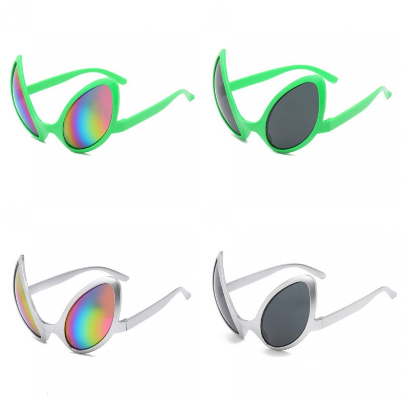 Sunglasses Uv400 - Funny Alien Glasses Men Woman Fashion