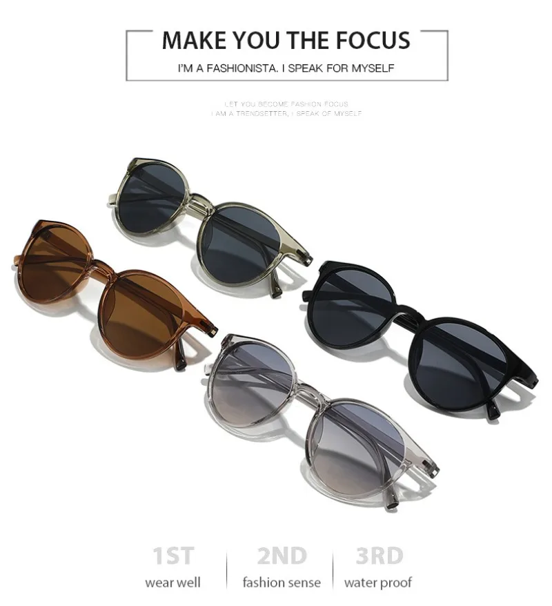 New Small Fram Retro Sunglasse - Sunglasses Uv400 评论和价格