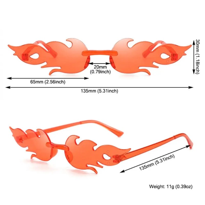 Fire Flame Sunglasses Women De - Designer Sunglasses 评论和价格