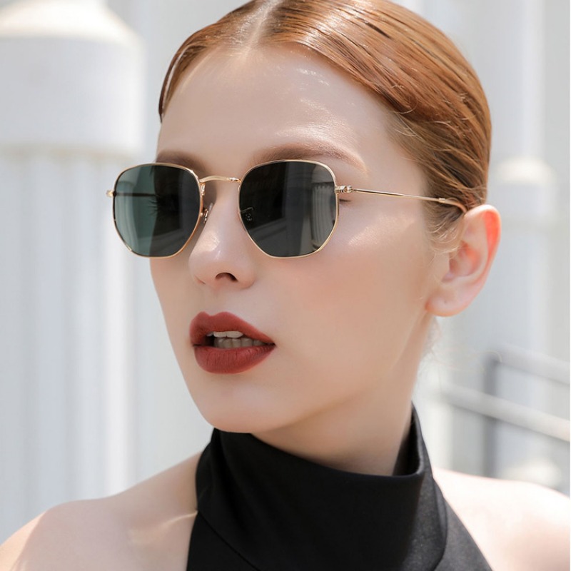Round punk Sunglasses Men Luxu - Designer Sunglasses 评论和价格