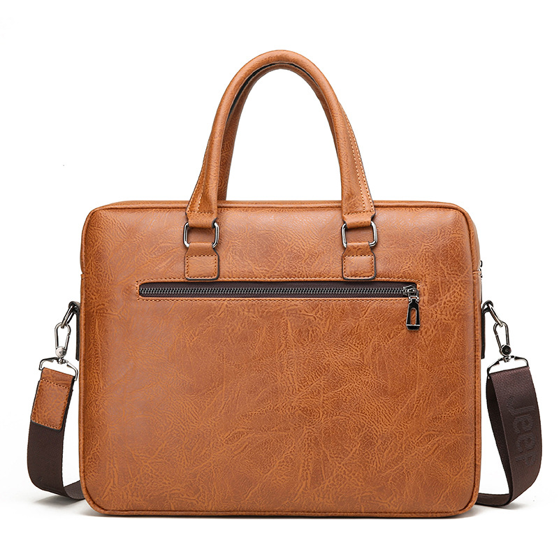 Luxury Brand Man Business Brie - Leather Briefcase 评论和价格