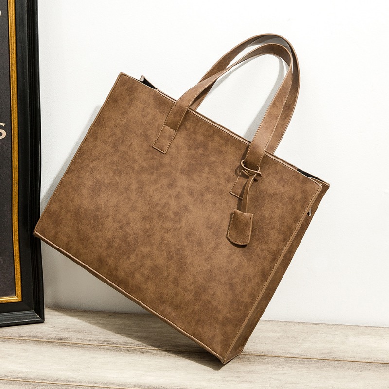 2026 New Men's Handbag With Sh - Leather Briefcase 评论和价格