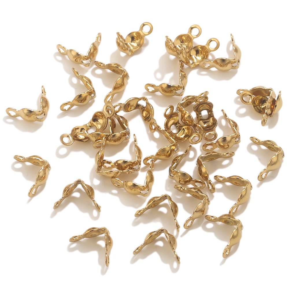 50pcs PVD Gold Plated Stainles - Gold Plated Jewelry 评论和价格