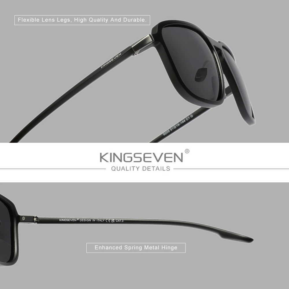 KINGSEVEN Men Women Polarized  - Sunglasses Uv400 评论和价格