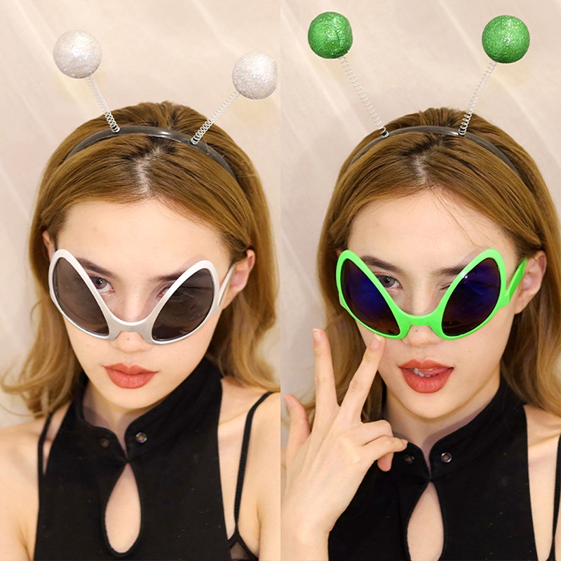 Funny Alien Glasses Men Woman  - Sunglasses Uv400 评论和价格