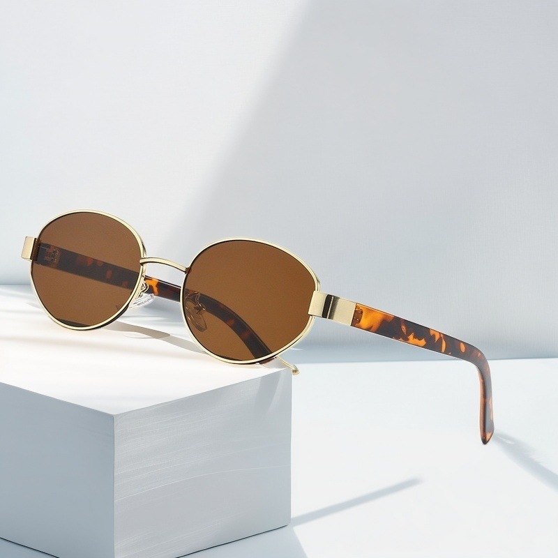 New Vintage Oval Sunglasses Ma - Designer Sunglasses 评论和价格