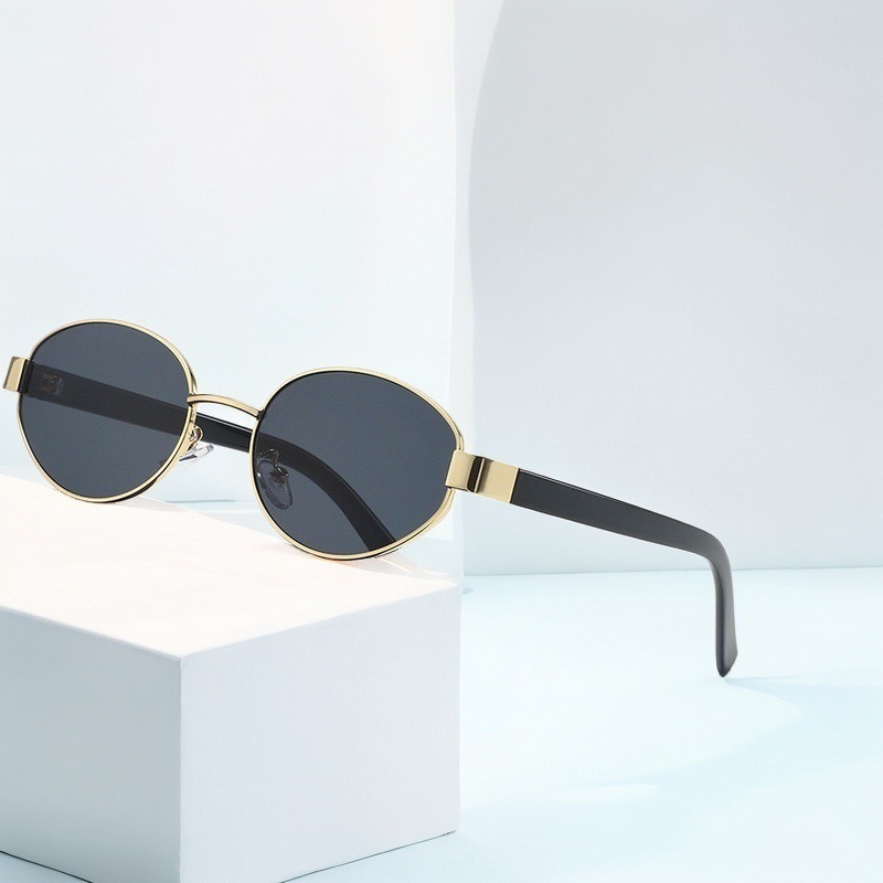 New Vintage Oval Sunglasses Ma - Designer Sunglasses 评论和价格