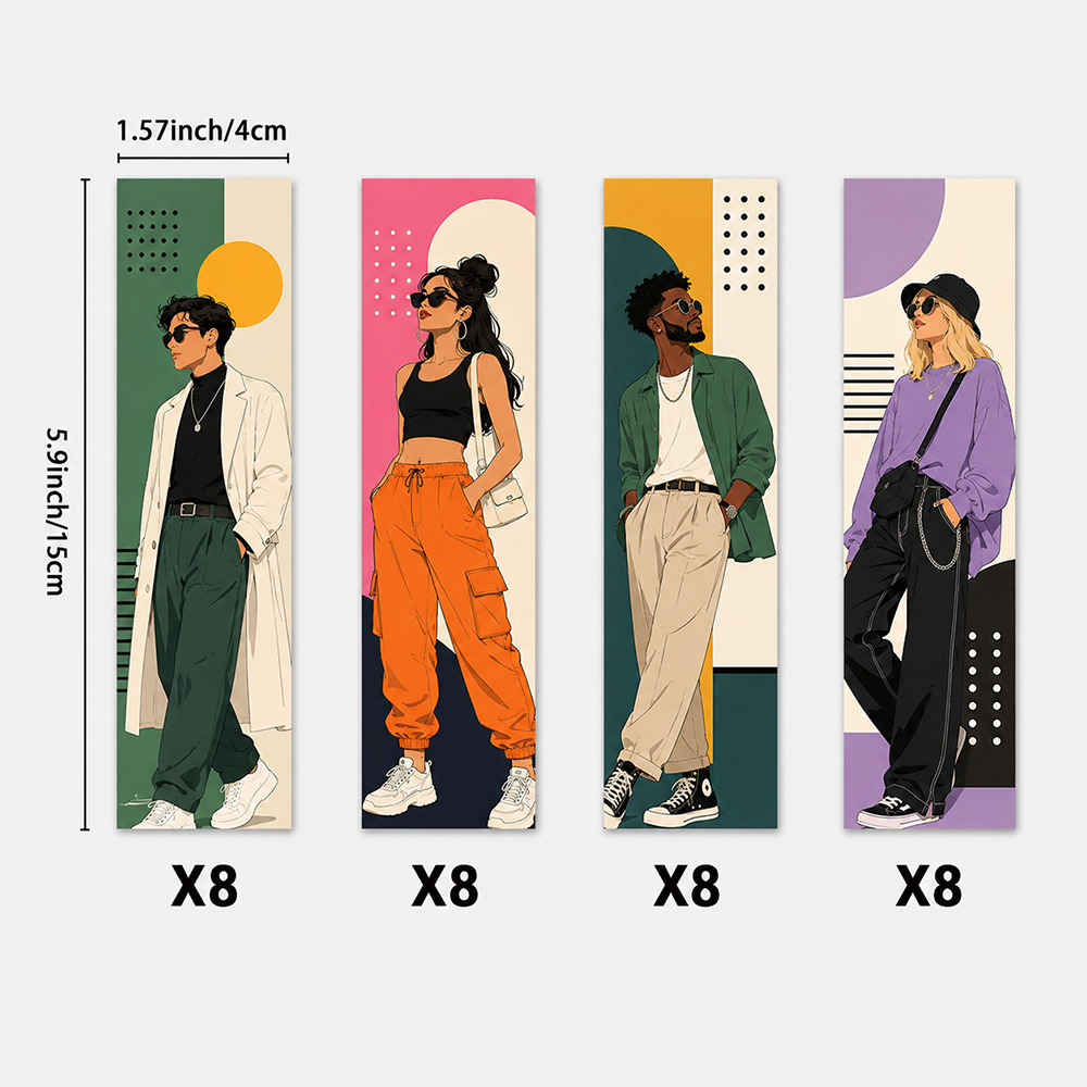 32pcs, Custom Bookmarks Set, P - Luxury Gift Set 评论和价格