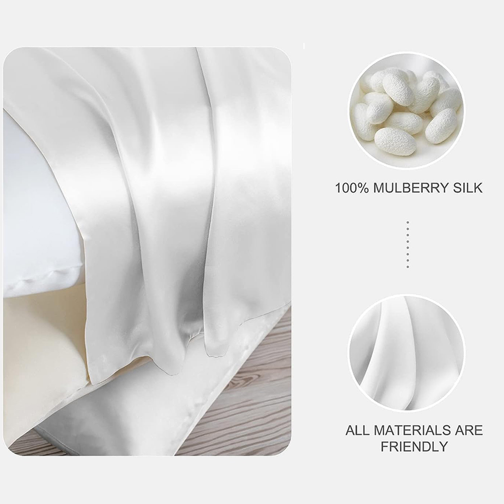 6A 30MM 100% Two Sides Pure Re - Silk Pillowcase 评论和价格