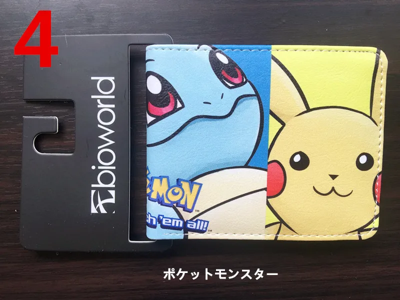 Hot Kawaii Pikachus Series Wal - Leather Wallet Men 评论和价格