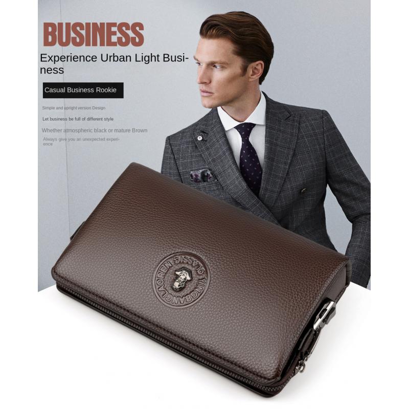 Male Long Money Wallets Mobile - Leather Wallet Men 评论和价格
