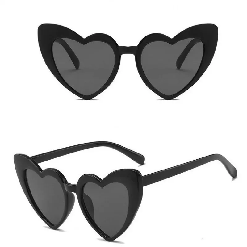 Cartoon White Heart Sunglasses - Sunglasses Uv400 评论和价格