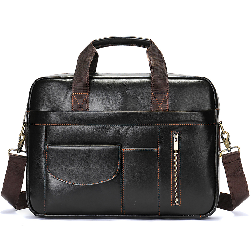 Vintage Genuine Leather Briefc - Leather Briefcase 评论和价格