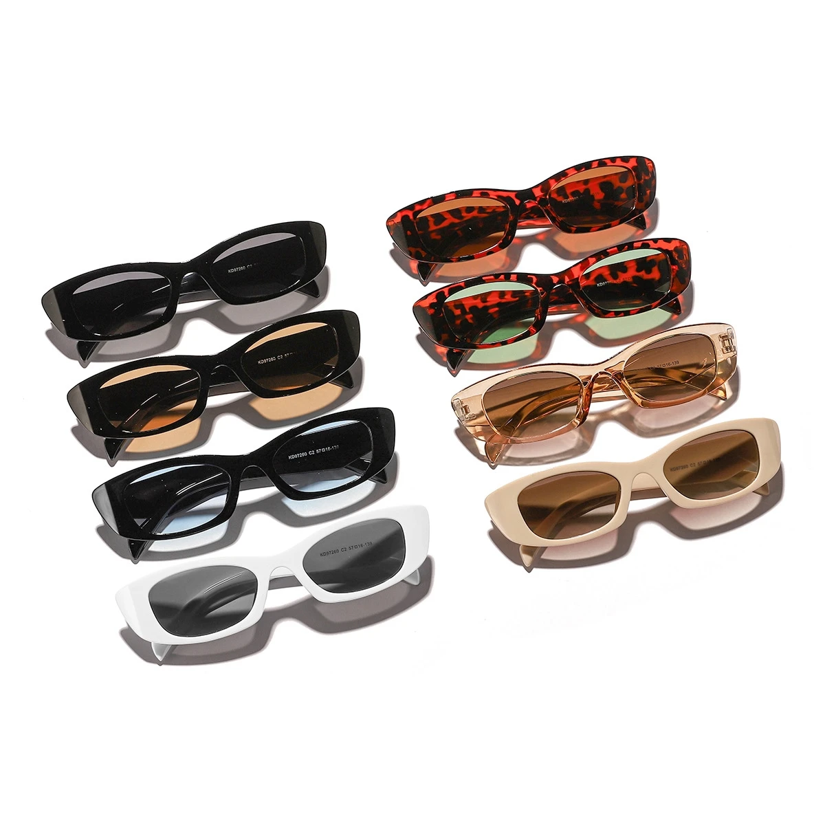 Vintage Small Square Sunglasse - Designer Sunglasses 评论和价格