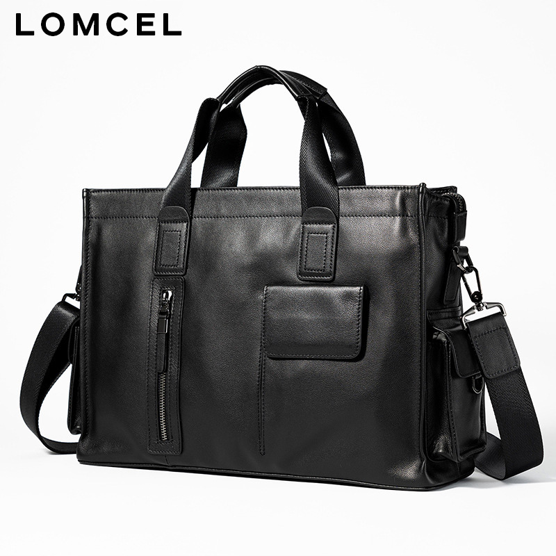 LOMCEL P116 fashionable handba - Leather Briefcase 评论和价格