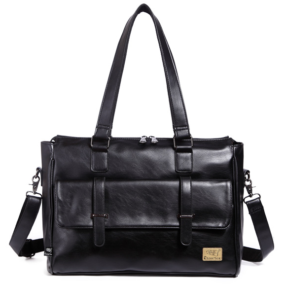 Korean Fashion Designer Leathe - Leather Briefcase 评论和价格