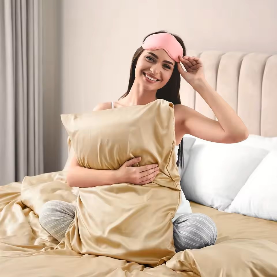 1PC Satin Pillowcase for Hair  - Silk Pillowcase 评论和价格