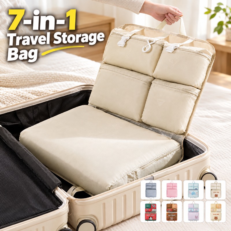 7-in-1 Travel Storage Bag, Por - Travel Luggage Set 评论和价格