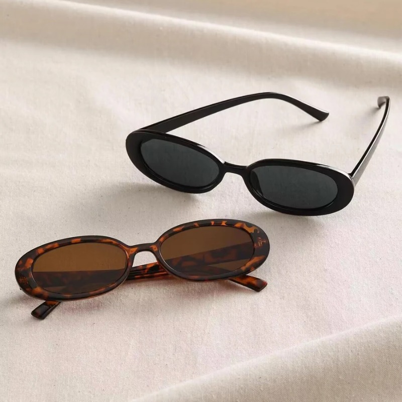 Vintage Oval Sunglasses Women  - Designer Sunglasses 评论和价格
