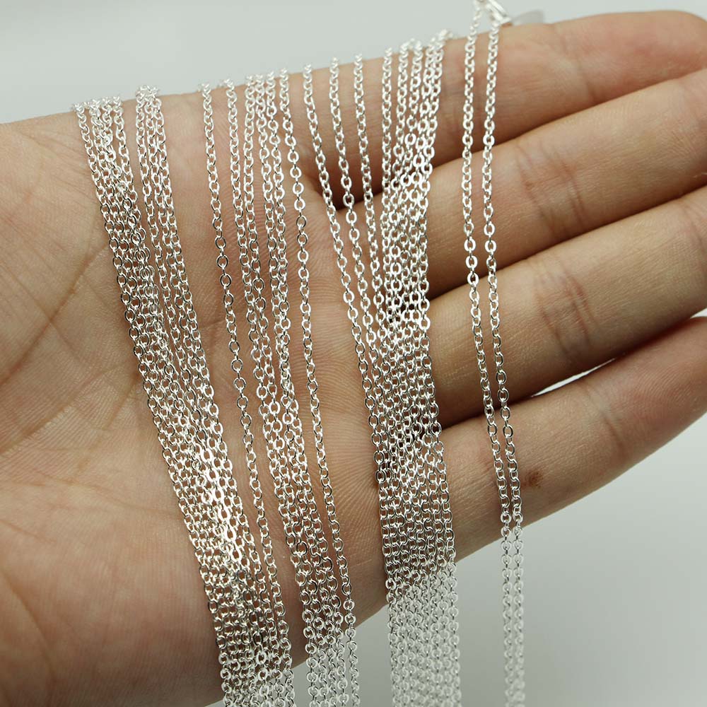 12Pcs/Pack 40cm Rhodium Gold P - Gold Plated Jewelry 评论和价格