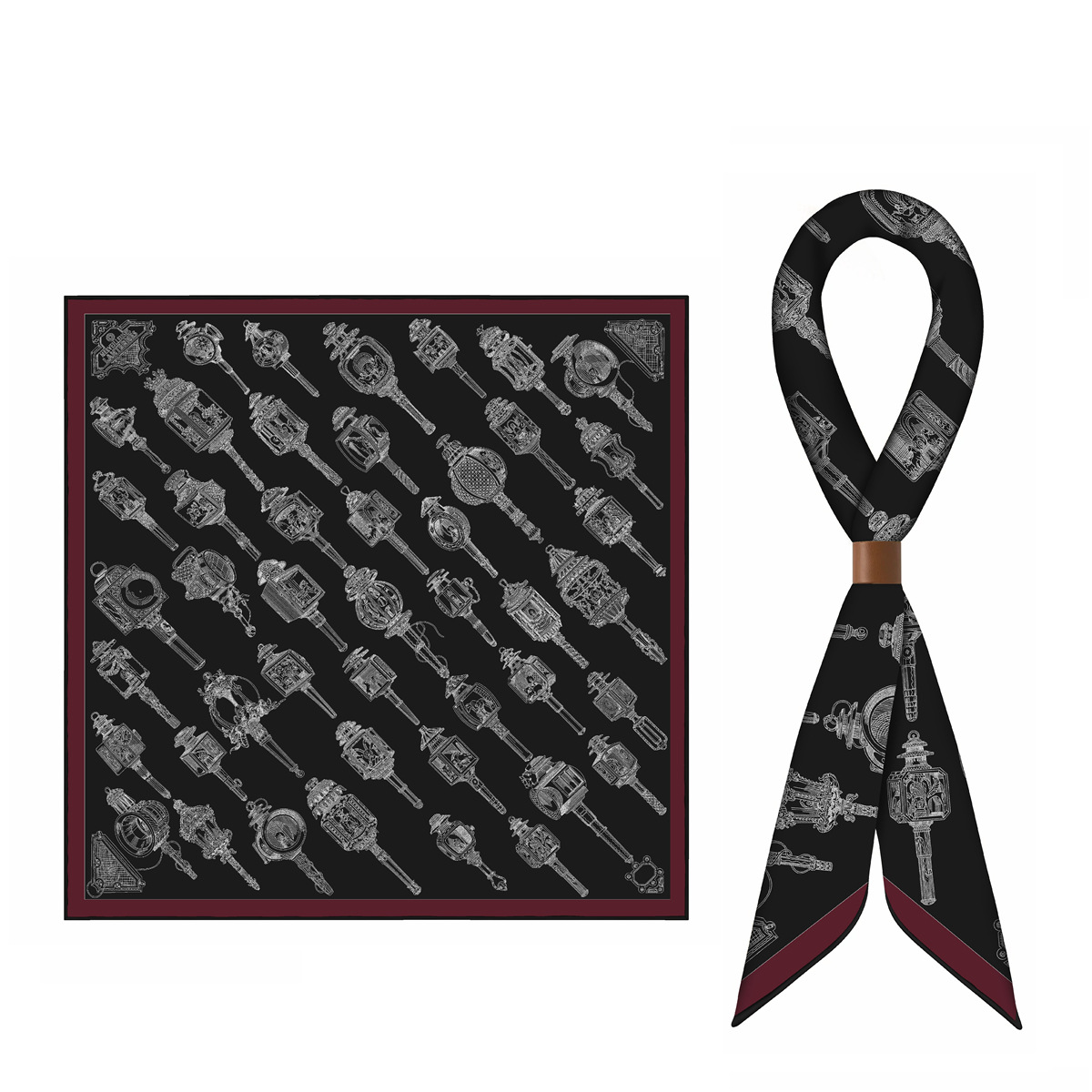 Black Luxury Designers Silk Ca - Cashmere Scarf 评论和价格