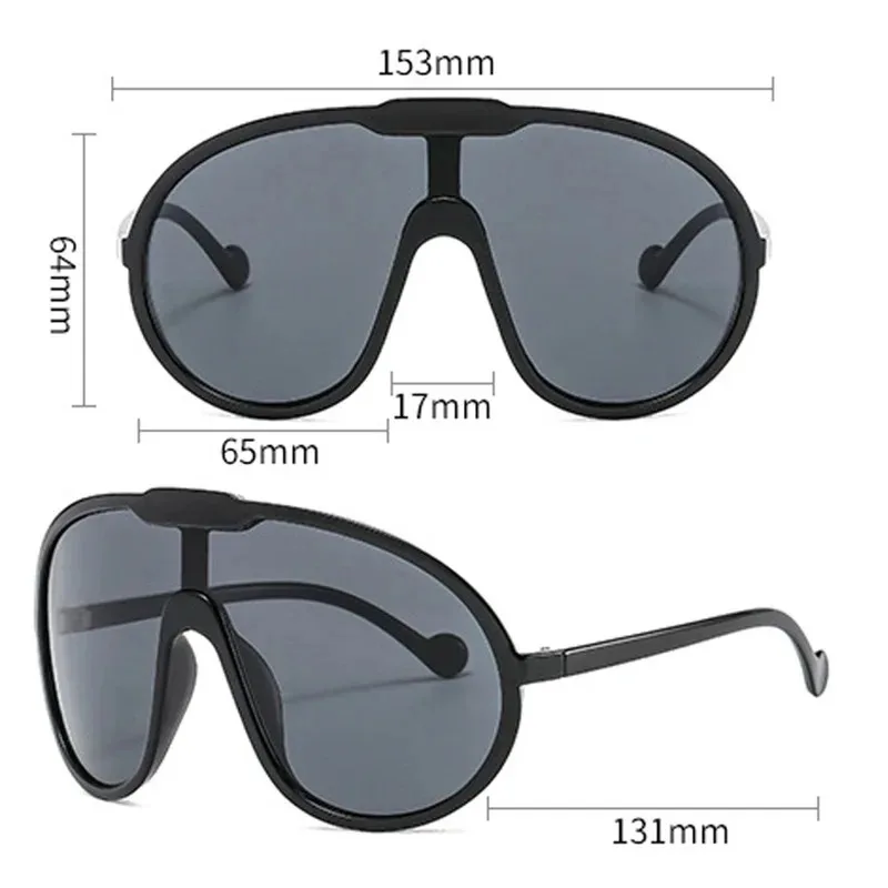 New Integrated Conjoined Sungl - Sunglasses Uv400 评论和价格
